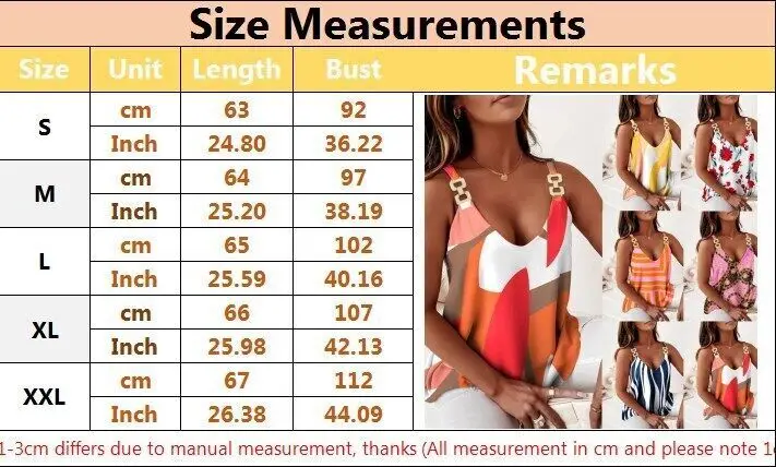 Ladies Casual Baggy Sleeveless Tops Women Sexy Vest Strappy V Neck Summer Tees - Image 2