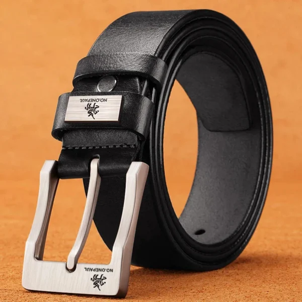 2025New Men's  Leather Belts Luxury Strap Male Belts For Fashion Classice Vintage Pin Buckle Men Belt High Quality - Image 3