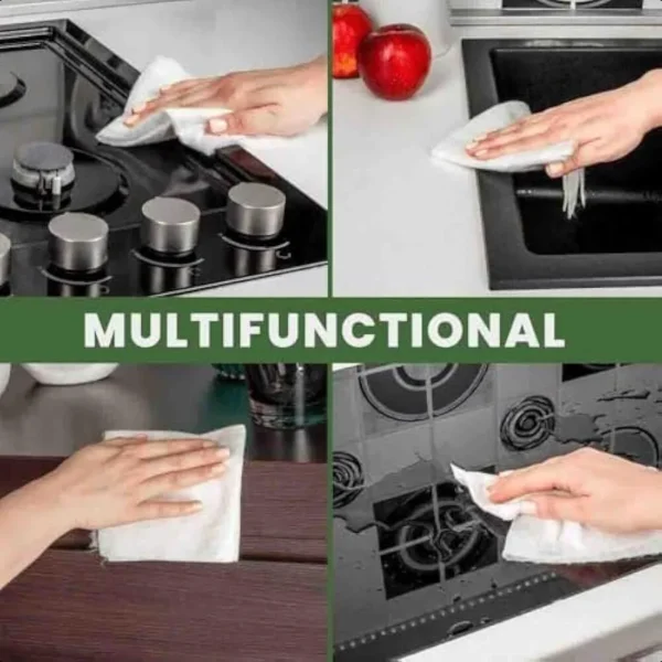 Reusable Towels Reusable Paper Towels 2 Rolls. Plastic Free Paper Rolls for Home and Kitchen Cleaning - Image 2
