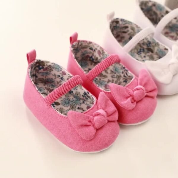 Adorable Bowknot Mary Jane Shoes - Comfortable, Lightweight, Non-Slip, Soft Flat Sole Shoes for Baby Girls, Perfect for Indoor, Outdoor, Party, Spring, and Autumn Occasions - Image 14
