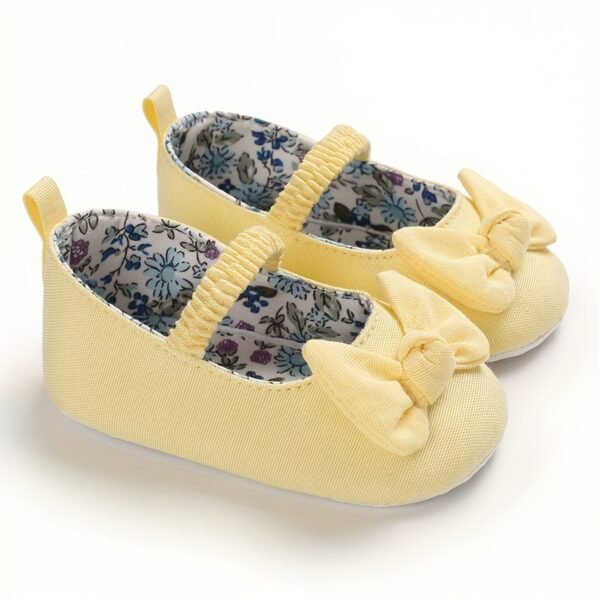 Adorable Bowknot Mary Jane Shoes - Comfortable, Lightweight, Non-Slip, Soft Flat Sole Shoes for Baby Girls, Perfect for Indoor, Outdoor, Party, Spring, and Autumn Occasions - Image 11