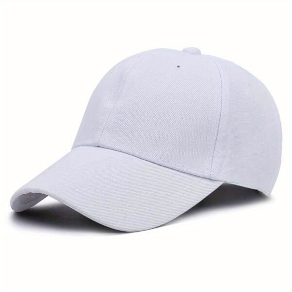 Solid Color Baseball Cap Lightweight Simple Casual Couple Dad Hats Unisex Sun Hats For Women & Men - Image 5