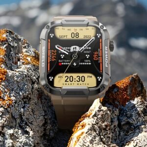 Ultimate Military Smart Watch - Android & IOS Compatible, AI Voice Assistant, Hands-Free Call, Advanced Fitness Tracker, Sports Watch - Perfect Gift for Her on Birthday, Valentines, Easter