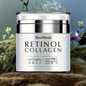1.69oz Retinol Cream For Face Night And Day, Skin Cream With Retinol Collagen Face Cream, Vitamin C Moisturizer, Retinol Moisturizer For Face Sensitive Skin