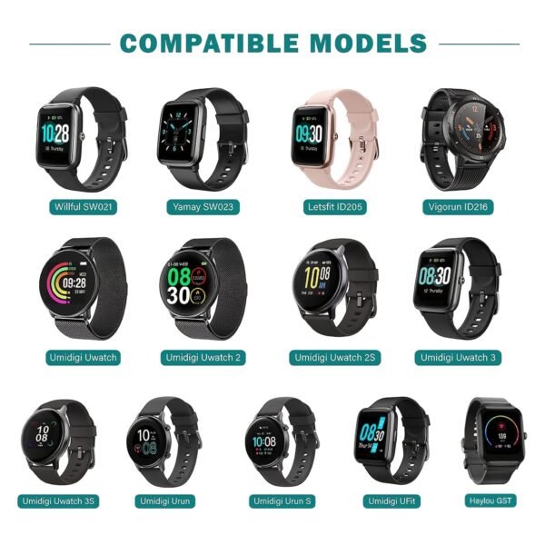 Universal Smart Watch Charger Cable - Compatible with 2.5mm/2.8mm/4mm Smartwatches, Fast and Efficient Magnetic Charging, Durable Cord, Multi-Device Support, Travel-Friendly Design - Image 8