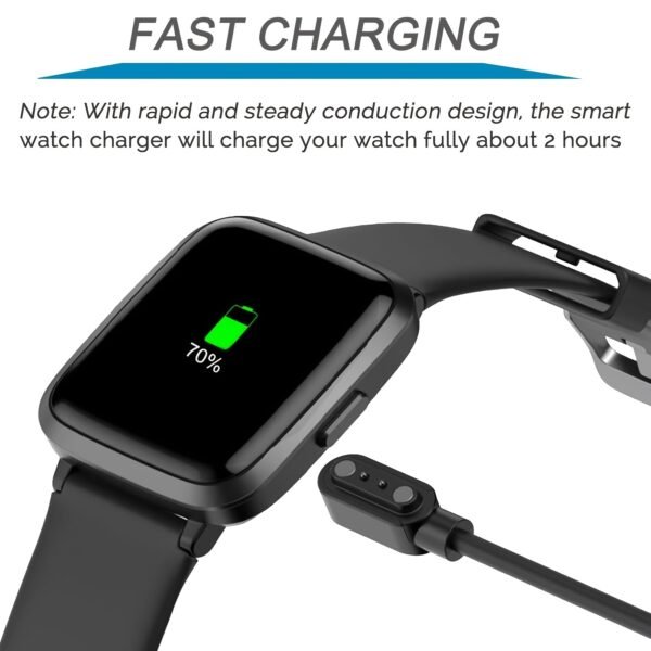 Universal Smart Watch Charger Cable - Compatible with 2.5mm/2.8mm/4mm Smartwatches, Fast and Efficient Magnetic Charging, Durable Cord, Multi-Device Support, Travel-Friendly Design - Image 5