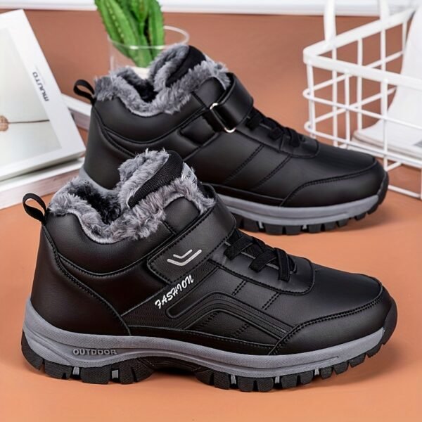2023 Plush Winter Boots Men Shoes Snow Boot Man Keep Warm Ankle Outdoor Casual Sneakers - Image 4