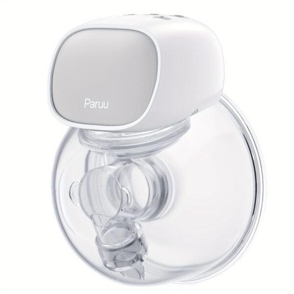 Hands Free Breast Pump, Paruu LED Display Electric Wearable Breast Pump X1, 2 Mode & 9 Levels Adjustable For Breastfeeding Moms Pumping, Low Noise & Painless Portable Breast Pump, 24mm Gray - Image 7