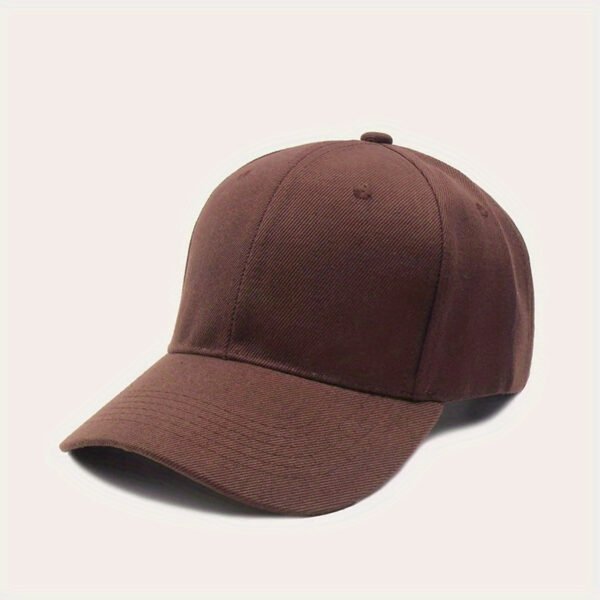Solid Color Baseball Cap Lightweight Simple Casual Couple Dad Hats Unisex Sun Hats For Women & Men - Image 17