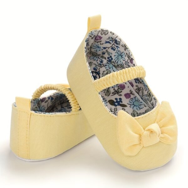 Adorable Bowknot Mary Jane Shoes - Comfortable, Lightweight, Non-Slip, Soft Flat Sole Shoes for Baby Girls, Perfect for Indoor, Outdoor, Party, Spring, and Autumn Occasions - Image 7