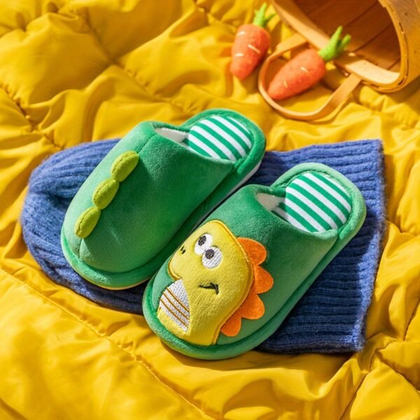 Cozy Cartoon Slippers - Soft, Non Slip, Slip-on, Cute Design, Indoor Home Shoes for Baby Girls, Autumn and Winter Wear - Image 19