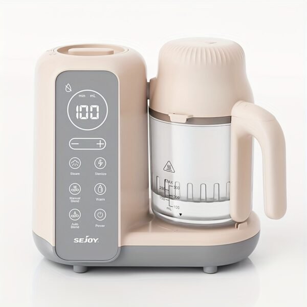 Multi-function Baby Food Maker, One Click Rotary And Press Control Complementary Food Machine, Healthy Baby Food Machine Nutritional Steamer, Food Processor, Steam Mud Mixer, The Perfect Gift For Christmas, Halloween And New Parent - Image 3