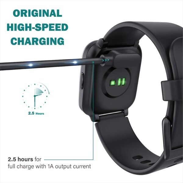 Universal Smart Watch Charger Cable - Compatible with 2.5mm/2.8mm/4mm Smartwatches, Fast and Efficient Magnetic Charging, Durable Cord, Multi-Device Support, Travel-Friendly Design - Image 2