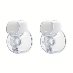 Hands Free Breast Pump, Paruu LED Display Electric Wearable Breast Pump X1, 2 Mode & 9 Levels Adjustable For Breastfeeding Moms Pumping, Low Noise & Painless Portable Breast Pump, 24mm Gray