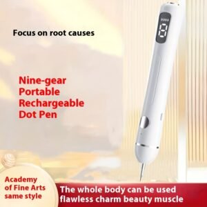 USB Rechargeable LED Beauty Pen - Portable Facial Skincare Tool for Home & Salon Use, 500mAh Lithium Polymer Battery
