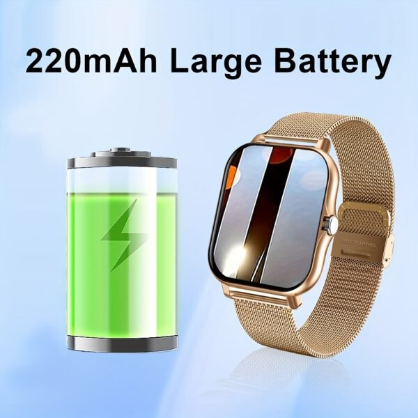 1.83" Borderless Smart Watch - Wireless Calling/Receiving, Multiple Sports Modes, Sedentary Reminder, Weather Forecast, Message Notification, Slim Design for Android & iPhones, Perfect Gift for Men & Women - Image 4