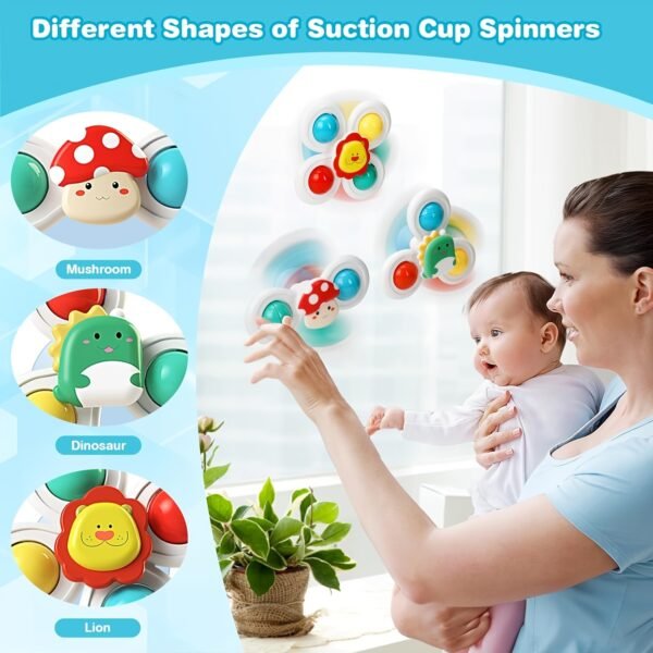 6in 1 Baby Toys 6 to 36 Months, 26pcs Toy, Identification Cloth Book, Infant Gifts Play Set Kids Sensory Learning Activity Infant Bath Time Fun for 1-4 Year Old Birthday Box - Image 8