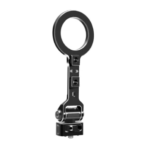 Universal Phone Grip Stand with Magnetic Base and Cold Shoe 360° Rotation Compatible with MagSafe for Video Recording