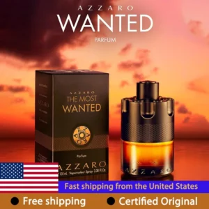 Azzaro The Most Wanted Parfum Intense Irresistible Luxury Perfumes for Men Lasting Spicy Woody Pheromones Perfume 3.4 Ounce