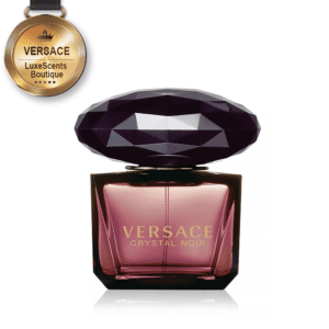 Versace Bright Crystal Noir Eau de Toilette for Women - 3.0oz/90ml Floral Fruity Perfume Spray, Romantic Evening Fragrance, Long-Lasting Designer Perfume with Luxury Crystal Bottle