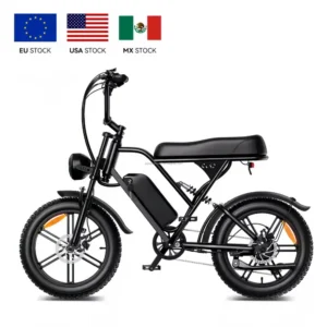 OBX G60 Electric Bike 20inch Fat Tire Electric Bicycle 48V 15ah Removable Battery High Speed Motor Ebike for Mountain