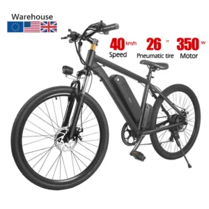 MK010 Us Eu Europe Warehouse 48V 350w Motor 7 Speed 26 Inch Ebike Electric Bike Hybrid Bicycle for Adults